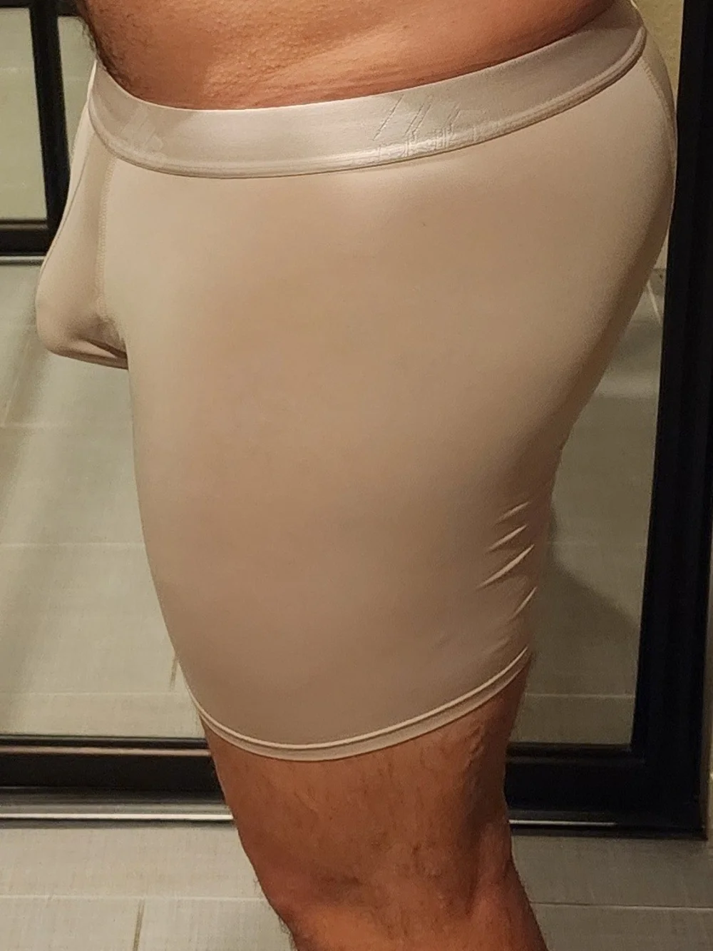 adidas Men's Boxer Briefs in Light Beige Nude